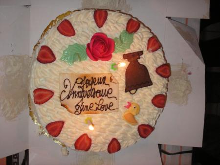 gateau d'annif des fines 